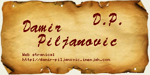 Damir Piljanović vizit kartica